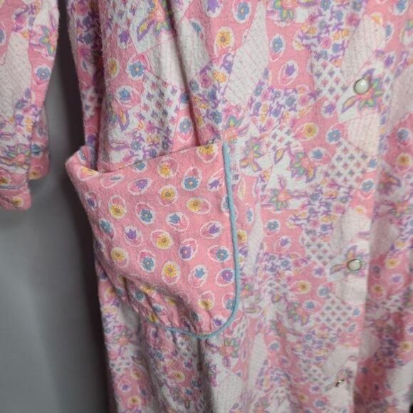 Vintage Super Girly Pink Barbiecore Maxi Length Night Gown - Picture 3 of 14